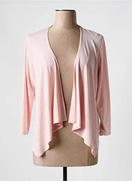 Boléro tissage crêpe rose GUY DUBOUIS femme