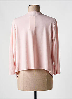 Boléro tissage crêpe rose GUY DUBOUIS femme