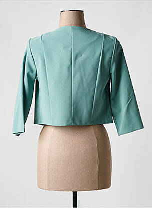 Boléro col rond vert COULEURS DU TEMPS femme
