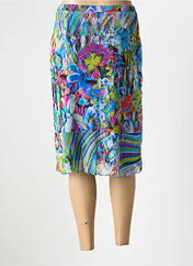 Jupe mi-longue bleu GUY DUBOUIS pour femme seconde vue