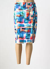 Jupe mi-longue bleu GUY DUBOUIS pour femme seconde vue