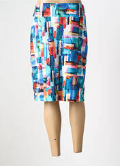 Jupe mi-longue bleu GUY DUBOUIS pour femme seconde vue