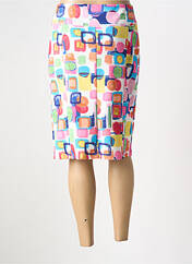 Jupe mi-longue rose GUY DUBOUIS pour femme seconde vue