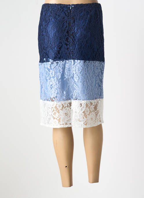 Jupe mi-longue bleu MERI & ESCA pour femme