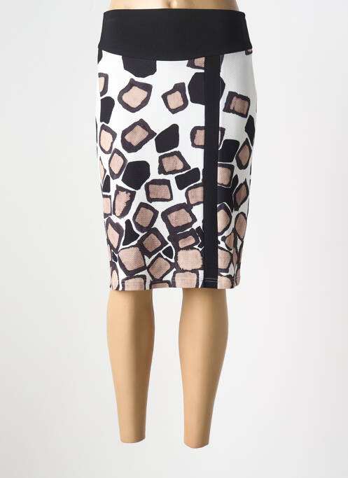 Jupe mi-longue noir GUY DUBOUIS pour femme