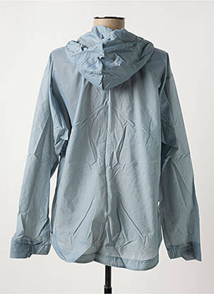 Coupe-vent manches longues a capuche bleu ALTO GIRO femme
