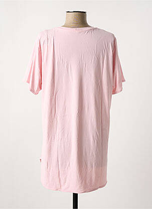 T-shirt coupe droite manches courtes rose ALTO GIRO femme