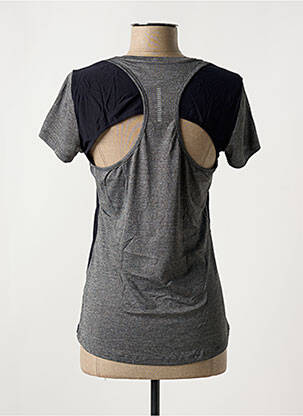 T-shirt coupe cintrée manches courtes gris ALTO GIRO femme