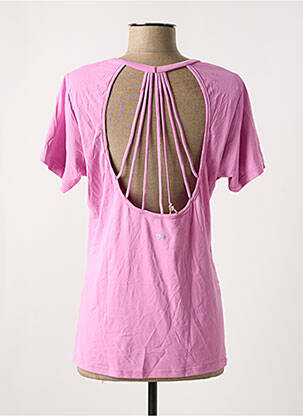 T-shirt coupe droite manches courtes rose ALTO GIRO femme