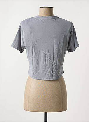 T-shirt coupe cintrée manches courtes gris ALTO GIRO femme