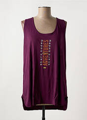 Débardeur violet ALTO GIRO pour femme seconde vue