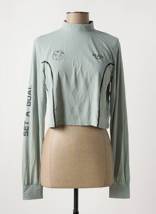 T-shirt manches longues manches longues gris ALTO GIRO femme