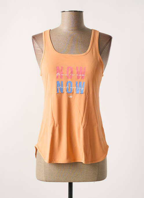 Débardeur orange ALTO GIRO pour femme