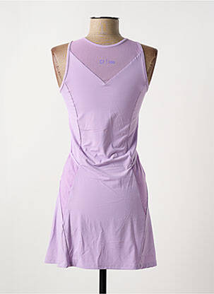Robe courte sans manche sans manche violet ALTO GIRO femme