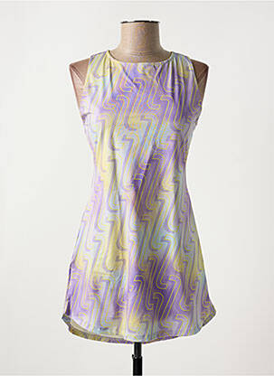 Débardeur stretch sans manche violet ALTO GIRO femme