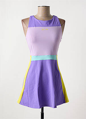 Tunique sans manche coupe cintrée violet ALTO GIRO femme