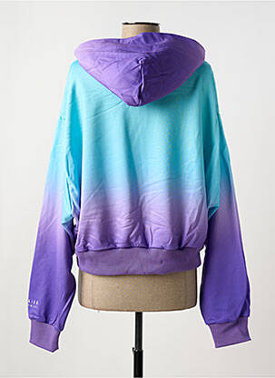 Sweat-shirt à capuche manches longues manches longues violet ALTO GIRO femme