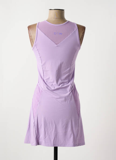Robe courte violet ALTO GIRO pour femme