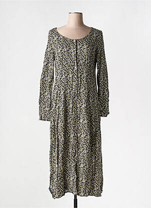Robe longue manches longues manches longues noir LOLA ESPELETA femme