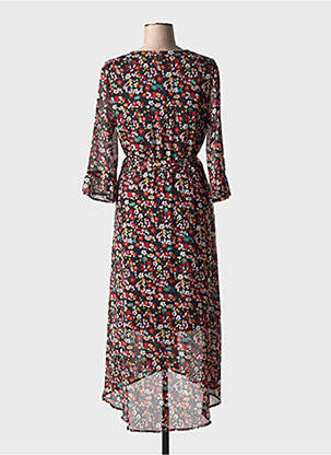 Robe longue manches longues manches longues noir LOLA ESPELETA femme
