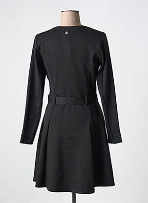 Robe mi-longue manches longues manches longues noir LOLA ESPELETA femme