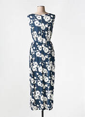 Robe longue bleu ICHI pour femme seconde vue