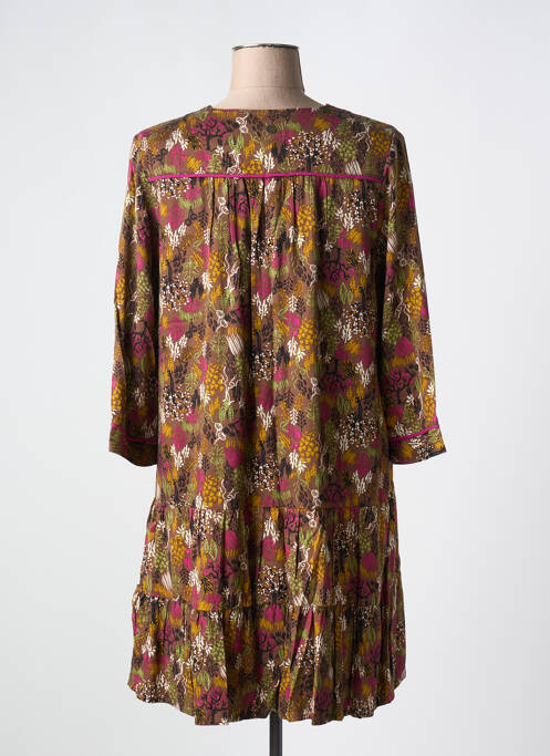 Robe courte marron LOLA ESPELETA pour femme