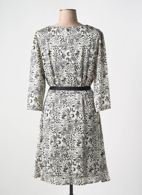 Robe mi-longue blanc LOLA ESPELETA pour femme