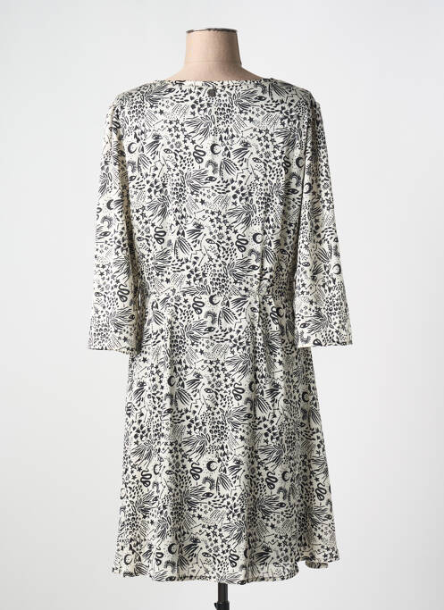 Robe mi-longue blanc LOLA ESPELETA pour femme