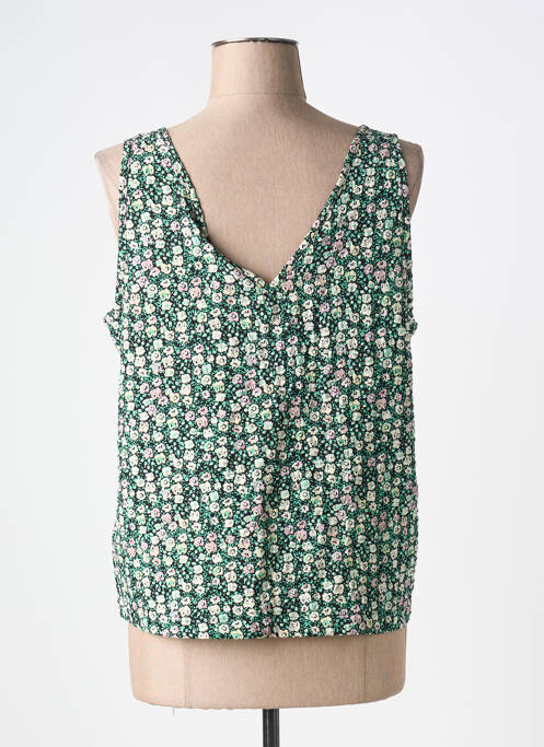 Top vert ICHI pour femme