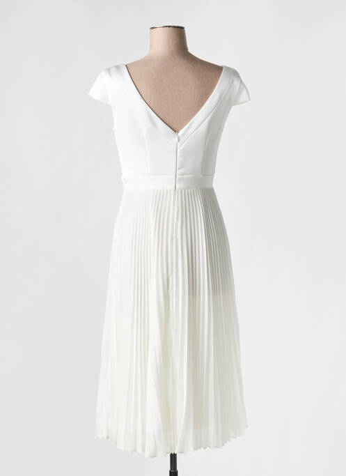 Robe mi-longue blanc CARLA RUIZ pour femme