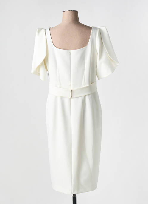 Robe mi-longue blanc CARLA RUIZ pour femme