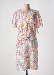 Robe mi-longue orange FRANCE RIVOIRE pour femme seconde vue