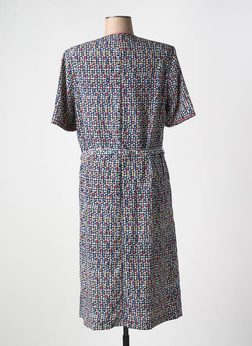 Robe mi-longue bleu GUY DUBOUIS pour femme