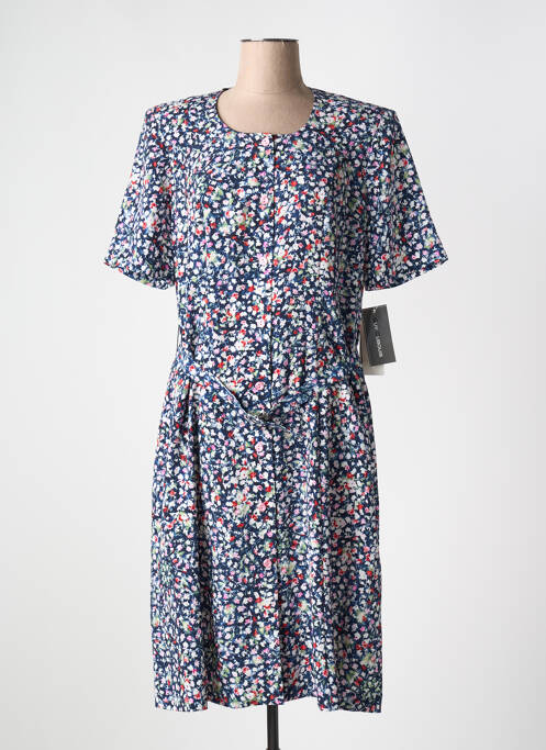 Robe mi-longue bleu GUY DUBOUIS pour femme