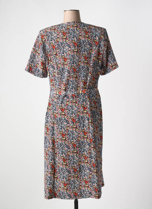 Robe mi-longue bleu GUY DUBOUIS pour femme