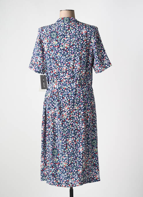 Robe mi-longue bleu GUY DUBOUIS pour femme