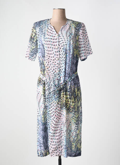 Robe mi-longue bleu GUY DUBOUIS pour femme