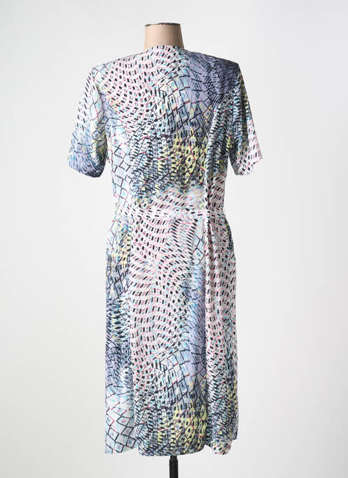 Robe mi-longue bleu GUY DUBOUIS pour femme