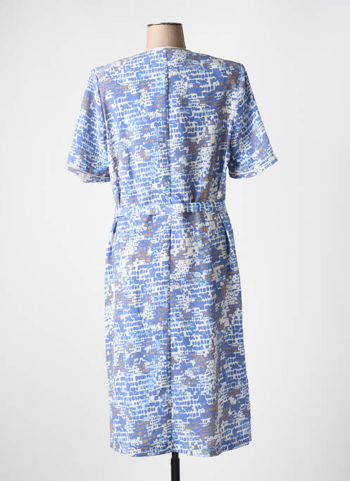 Robe mi-longue bleu GUY DUBOUIS pour femme