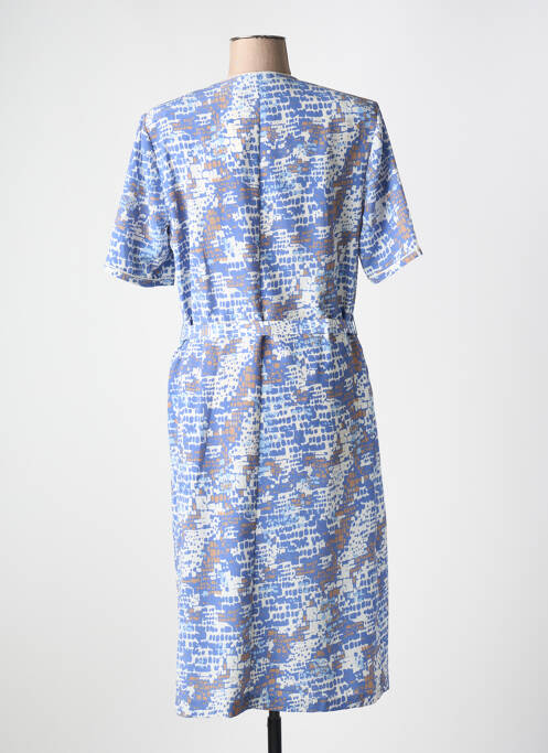 Robe mi-longue bleu GUY DUBOUIS pour femme
