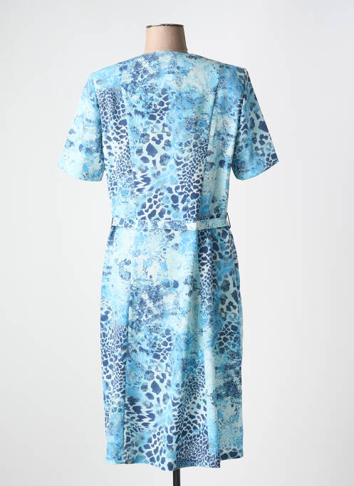 Robe mi-longue bleu GUY DUBOUIS pour femme