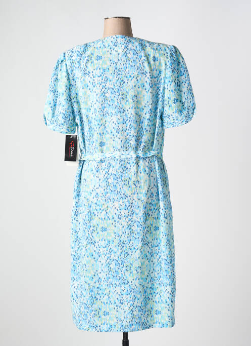 Robe mi-longue bleu GUY DUBOUIS pour femme