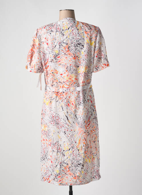 Robe mi-longue orange FRANCE RIVOIRE femme