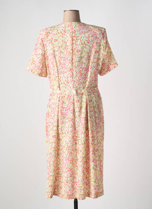 Robe mi-longue rose FRANCE RIVOIRE pour femme