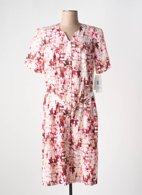 Robe mi-longue rouge FRANCE RIVOIRE pour femme