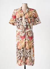 Robe mi-longue marron GUY DUBOUIS pour femme seconde vue