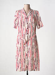 Robe mi-longue rouge GUY DUBOUIS pour femme seconde vue