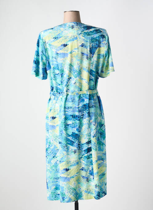 Robe mi-longue bleu FRANCE RIVOIRE pour femme