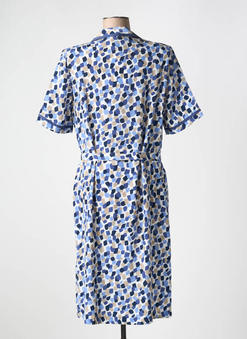 Robe mi-longue bleu FRANCE RIVOIRE pour femme